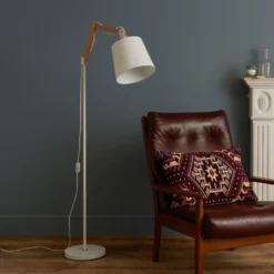 Caleb Floor Lamp - White -Outdoor Lights Store 12809239 8234832987395329