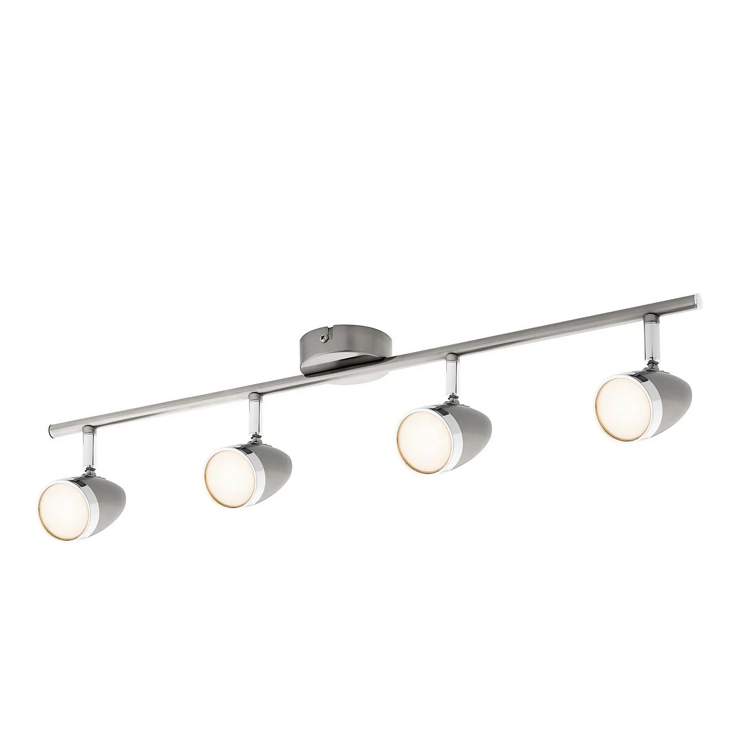 Vector 4 Bar LED Spotlight - Satin Nickel 3 Vector 4 Bar LED Spotlight - Satin Nickel