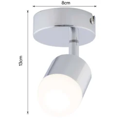 Pallas 1x 5W LED Spotlight - Chrome -Outdoor Lights Store 12813802 5494843086897693