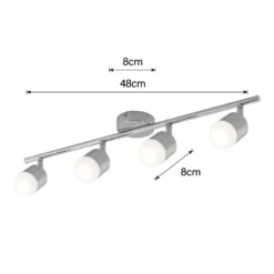 Pallas 4x 5W LED Spotlight - Chrome -Outdoor Lights Store 12813806 5574843086961875