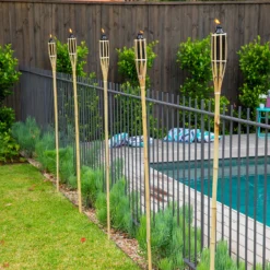 Bamboo Garden Torch - 150cm -Outdoor Lights Store 12815101 1194931996931126