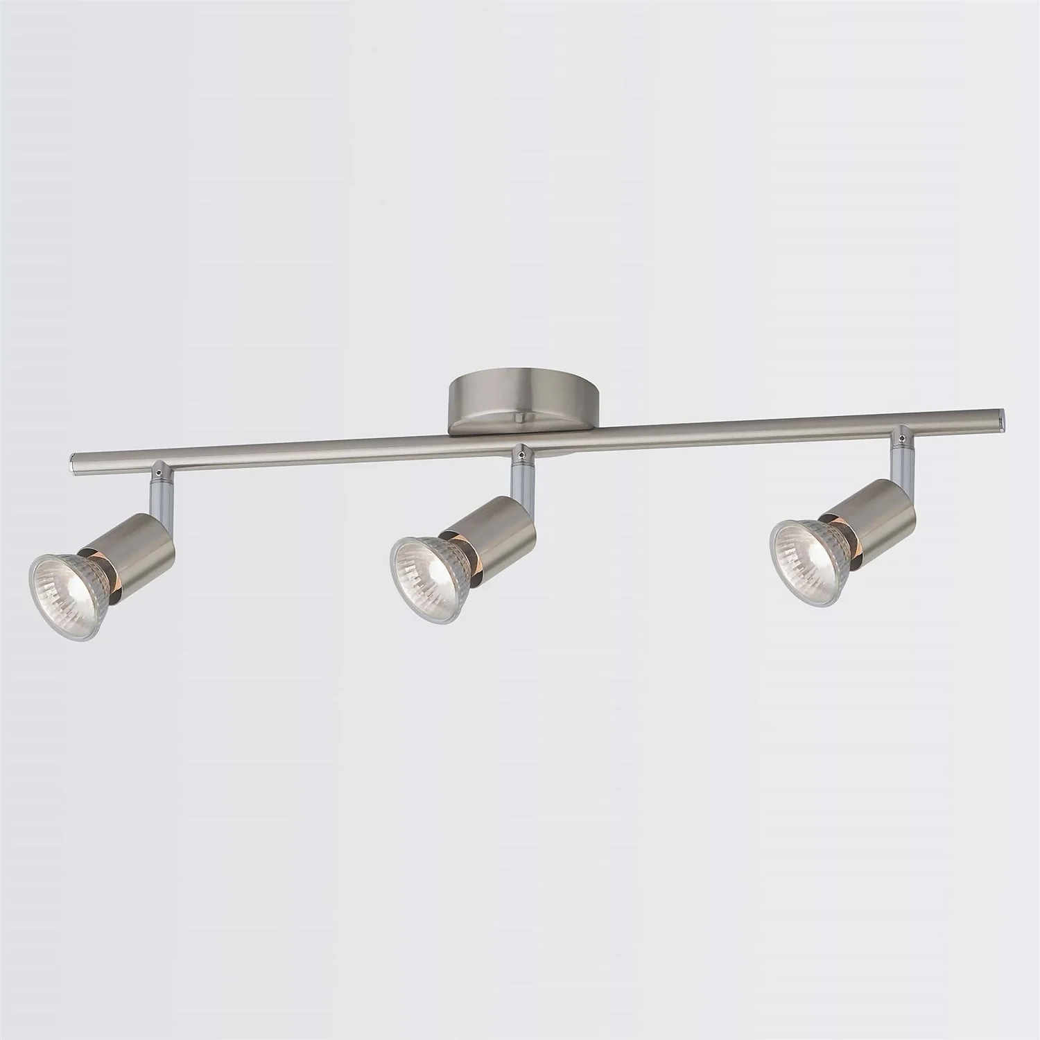 Rochdale 3 Lamp Spotlight Bar - Brushed Stainless Steel 5 Rochdale 3 Lamp Spotlight Bar - Brushed Stainless Steel - Image 3