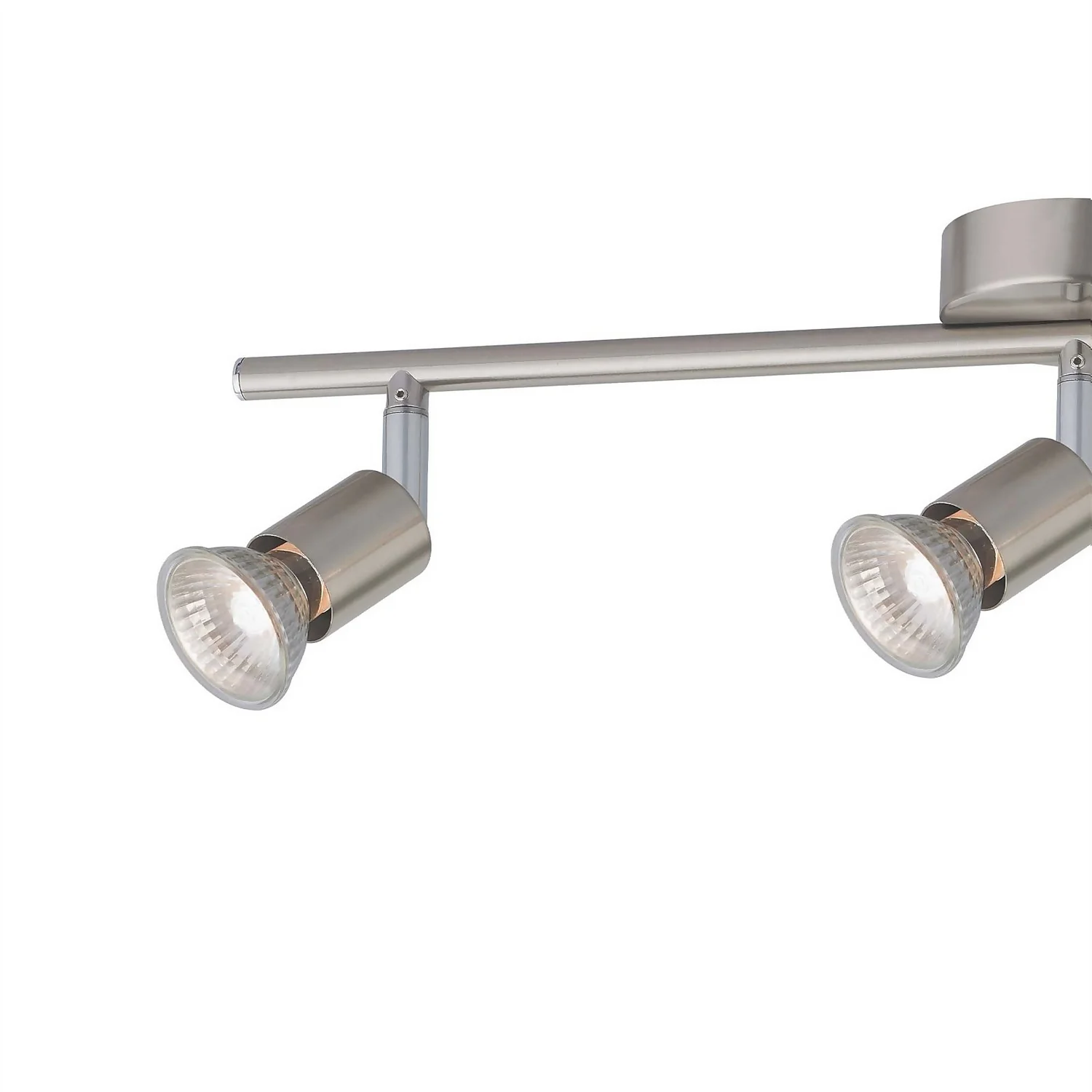 Rochdale 3 Lamp Spotlight Bar - Brushed Stainless Steel 6 Rochdale 3 Lamp Spotlight Bar - Brushed Stainless Steel - Image 4