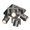 Yorkie 4 Lamp Spotlight Plate - Satin Nickel -Outdoor Lights Store 12815955 1384843347322932