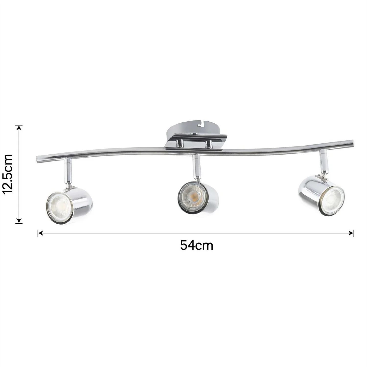 Phoenix 3 Lamp Round Spotlight - Chrome 7 Phoenix 3 Lamp Round Spotlight - Chrome - Image 5