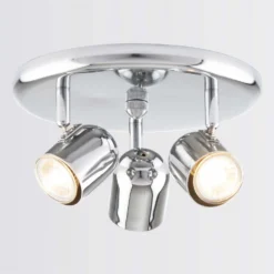 Phoenix 3 Lamp Spotlight - Chrome -Outdoor Lights Store 12816706 8804843347899004