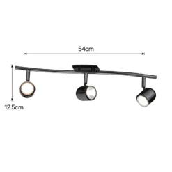 Phoenix 3 Lamp Spotlight Bar - Black Chrome -Outdoor Lights Store 12816713 3154843348265850