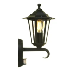 Lutec Corniche PIR Outdoor Wall Lantern - Black 9 Lutec Corniche PIR Outdoor Wall Lantern - Black -Outdoor Lights Store 12819204 7284832981468412