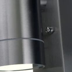 Lutec Rado Up/Down PIR Outdoor Wall Light - Stainless Steel -Outdoor Lights Store 12819275 6674952877464952