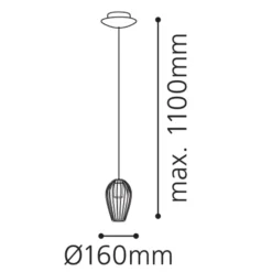 Eglo Newtown Pendant Ceiling Light - Black -Outdoor Lights Store 12828084 2104832953542465