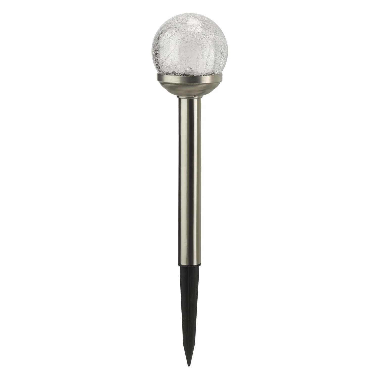 Crackle Ball Solar Outdoor Stake Light - 8cm 4 Crackle Ball Solar Outdoor Stake Light - 8cm - Image 2