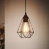 Eglo Tarbes Small Pendant Light - Black -Outdoor Lights Store 12836707 1214940998958715