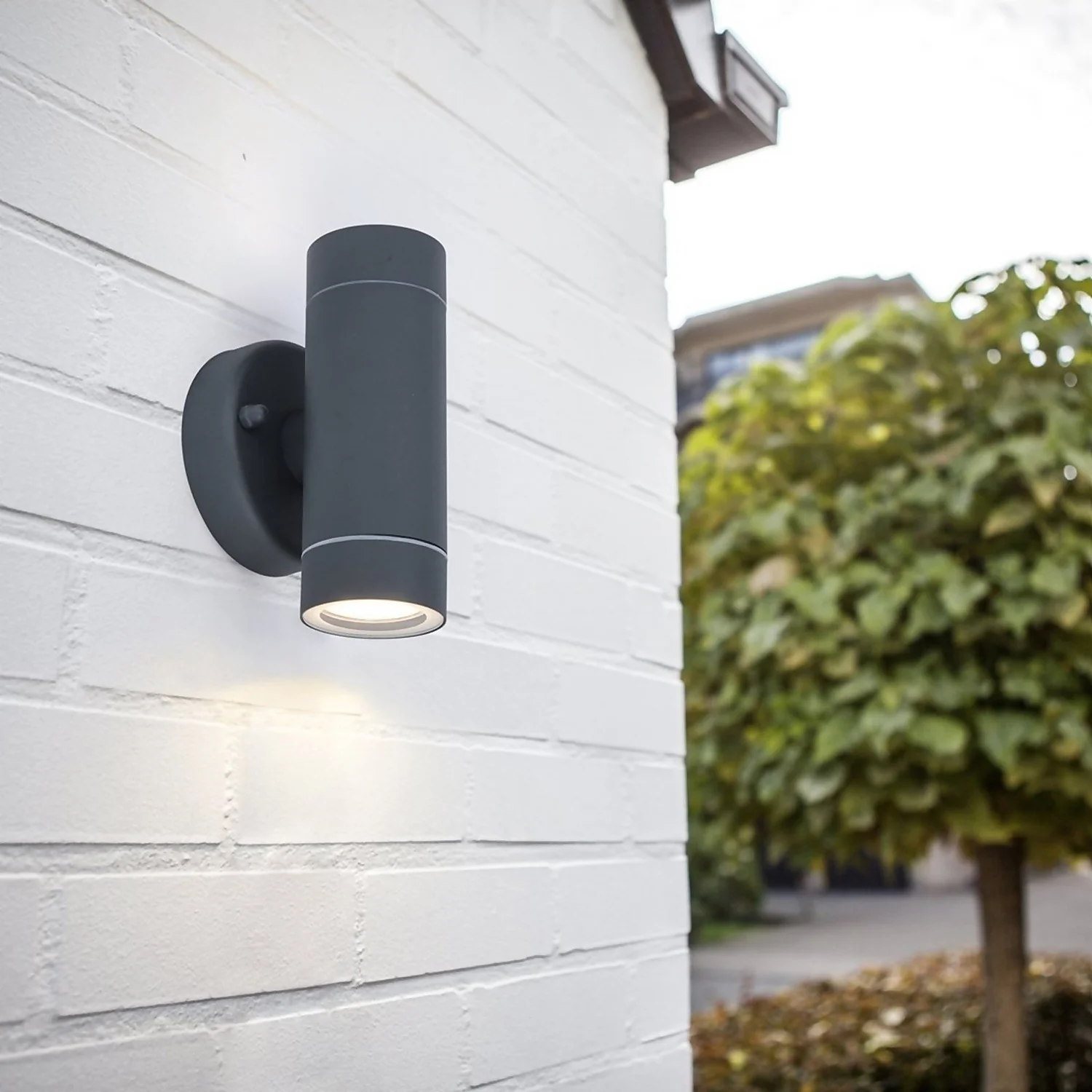 Lutec Rado Up & Down Outdoor Wall Light - Graphite 3 Lutec Rado Up & Down Outdoor Wall Light - Graphite