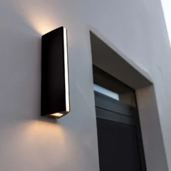 Lutec Leo LED Up & Down Outdoor Wall Light - Anthracite -Outdoor Lights Store 12840627 1824952656643943
