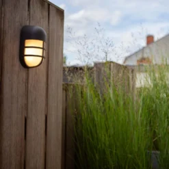 Lutec Bullo Outdoor Bulkhead Light - Anthracite -Outdoor Lights Store 12840632 2014952694925962