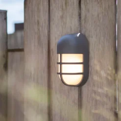 Lutec Bullo Outdoor Bulkhead Light - Anthracite -Outdoor Lights Store 12840632 2134952694885864