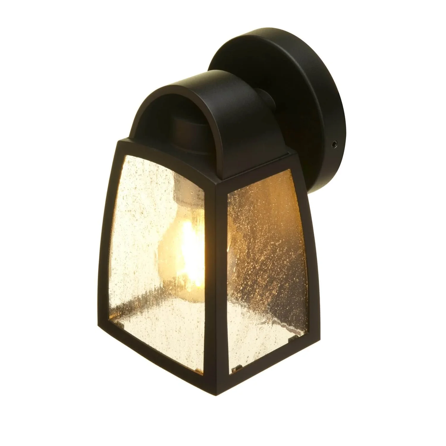 Lutec Kelsey Outdoor Wall Lantern - Black 7 Lutec Kelsey Outdoor Wall Lantern - Black - Image 5