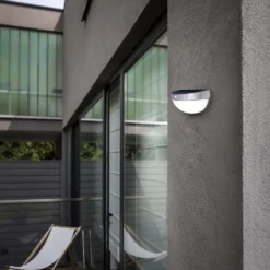 Lutec Bubble Solar LED Outdoor Wall Light With PIR Motion Sensor -Outdoor Lights Store 12840752 2834952869585191