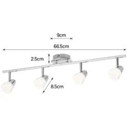 Rhea 4 Lamp Spotlight Bar - Polished Chrome 12 Rhea 4 Lamp Spotlight Bar - Polished Chrome -Outdoor Lights Store 12882212 2104843517772936