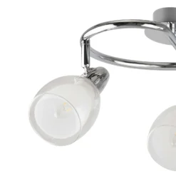 Eliza 3 Lamp Spotlight Plate - Chrome -Outdoor Lights Store 12882217 4334843518160908