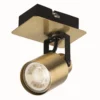 Lucy Single Lamp Spotlight - Gold & Black -Outdoor Lights Store 12882218 2044843518403701