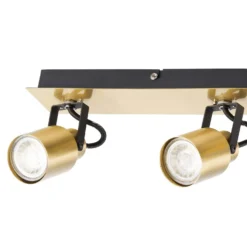 Lucy 3 Lamp Spotlight Plate - Gold & Black -Outdoor Lights Store 12882221 9004843518965340