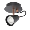 Emma Single Lamp Spotlight - Black & Copper -Outdoor Lights Store 12882227 7714843519259109