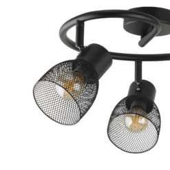 Emily 3 Lamp Spotlight Ring - Black -Outdoor Lights Store 12882228 1254843519889163