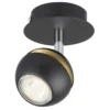 Austin Single Lamp Spotlight - Black & Gold -Outdoor Lights Store 12882229 9374843520084958