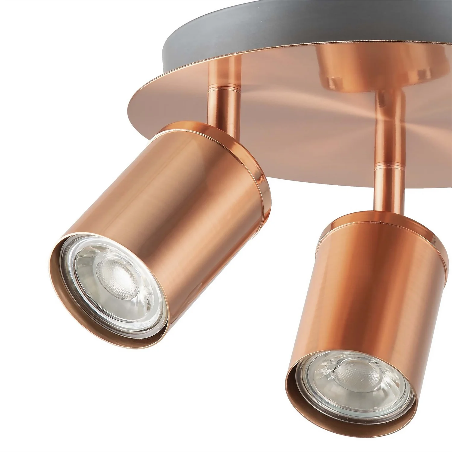 Rose 3 Lamp Spotlight Plate - Rose Gold 5 Rose 3 Lamp Spotlight Plate - Rose Gold - Image 3