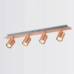 Rose 4 Lamp Spotlight Bar - Rose Gold -Outdoor Lights Store 12882239 1704843521204933