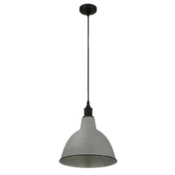 Country Living Farmhouse Dome Pendant Light - Grey - 25cm -Outdoor Lights Store 12882885 1104860936582855