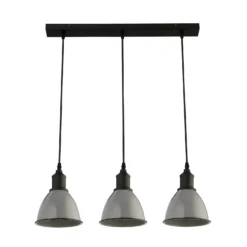 Country Living Farmhouse 3 Light Dome Pendant Fitting - Grey 7 Country Living Farmhouse 3 Light Dome Pendant Fitting - Grey -Outdoor Lights Store 12882886 1284860935688051