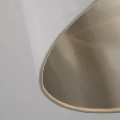 House Beautiful Samet Velvet Drum Shade - Grey - 45cm -Outdoor Lights Store 12882892 1404861119889041