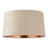 House Beautiful Samet Velvet Drum Shade - Champagne - 45cm -Outdoor Lights Store 12882898 1404861161933780