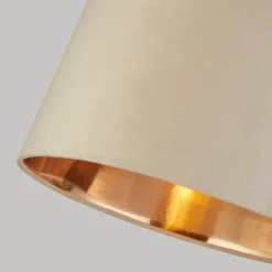 House Beautiful Samet Velvet Drum Shade - Champagne - 45cm -Outdoor Lights Store 12882898 2124861162044159