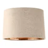 House Beautiful Samet Velvet Drum Shade - Champagne - 30cm -Outdoor Lights Store 12882901 7864861161817566