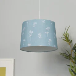 Country Living Annabelle Patterned Cotton Drum Lamp Shade - 25cm -Outdoor Lights Store 12882915 1135042036942964