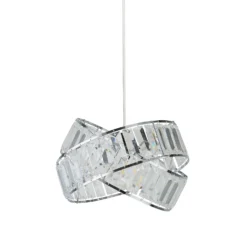 Dita 2 Band Chrome Non-Elec Light Shade -Outdoor Lights Store 12886903 1554911167632851