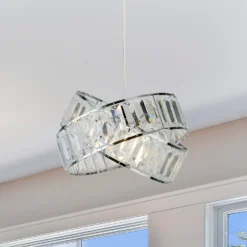 Dita 2 Band Chrome Non-Elec Light Shade -Outdoor Lights Store 12886903 1854936869483117