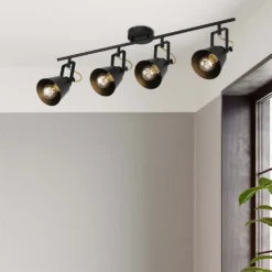 Abigail 4 Lamp Spotlight Bar - Black -Outdoor Lights Store 12909853 6114845849453750