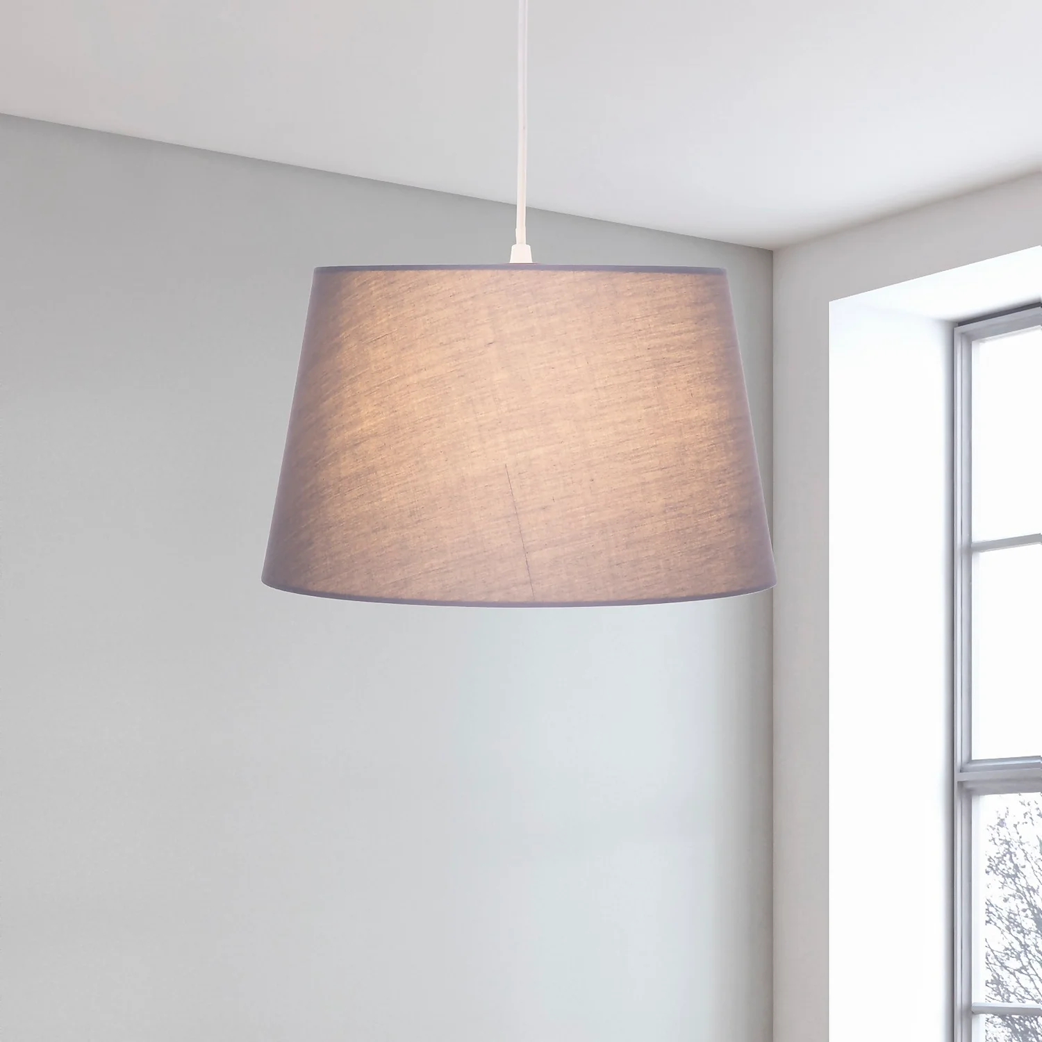 Clyde Charcoal Taper Shade - 30cm 3 Clyde Charcoal Taper Shade - 30cm