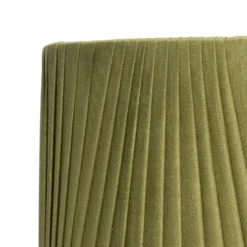 Raye Olive Drum Pleated Silk Shade - 30cm -Outdoor Lights Store 13139397 7284900555579203