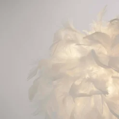 Hattie Feather Table Lamp - White -Outdoor Lights Store 13157965 5394911166901643