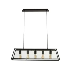 Bellevue 5 Light Industrial Pendant - Black 15 Bellevue 5 Light Industrial Pendant - Black -Outdoor Lights Store 13157971 4185049847695858