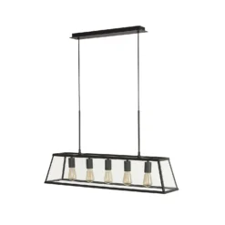 Bellevue 5 Light Industrial Pendant - Black 14 Bellevue 5 Light Industrial Pendant - Black -Outdoor Lights Store 13157971 6245049847671201