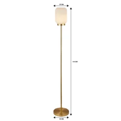 Pearl Frosted Floor Lamp - White -Outdoor Lights Store 13177660 1244958397069642
