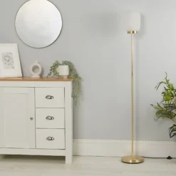 Pearl Frosted Floor Lamp - White -Outdoor Lights Store 13177660 6185042042644854