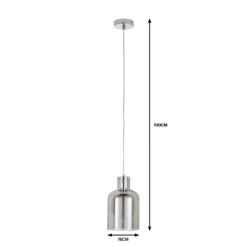 Jinx Single Pendant - Smoked Glass -Outdoor Lights Store 13208309 1254909895188233