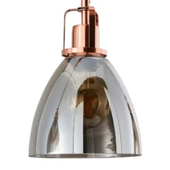 Decan 3 Light Diner Pendant - Smoke & Copper -Outdoor Lights Store 13208313 6314896913283880